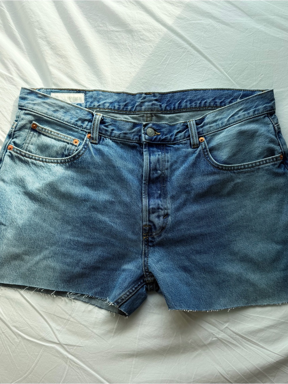 Zara Blue Denim Men’s Cutoff Shorts